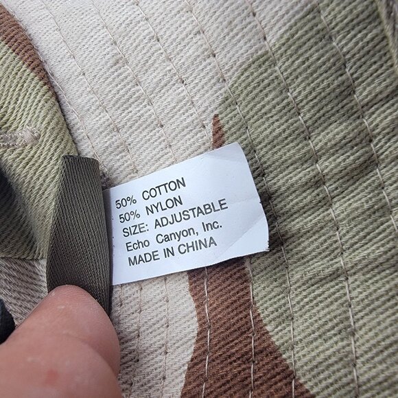 Sierra Mountain Gear Camo Bucket Hat Outdoor Hiking Camping Cap Casual - Picture 6 of 9